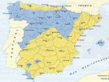 Where is Almeria In Spain Map Territories Controlled by the Two Sides at the Start Of the Spanish