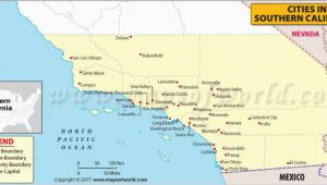 Where is Anaheim California On the Map Map Of southern California Cities California Maps California Map