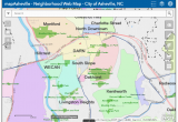 Where is asheville north Carolina On Map City Of asheville Launches Interactive Neighborhood Map Contemporary