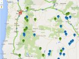 Where is ashland oregon On A Map oregon Hot Springs Map oregon Discovery