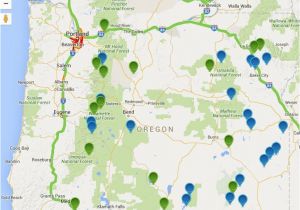 Where is ashland oregon On A Map oregon Hot Springs Map oregon Discovery