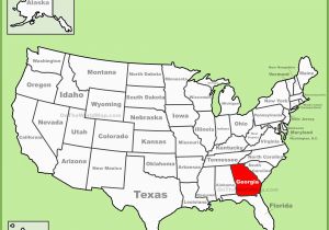 Where is atlanta Georgia On the Map Of Usa Georgia State Maps Usa Maps Of Georgia Ga