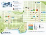 Where is Carmel California On the Map Carmel Downtown Map 2018 California In 2018 Pinterest Monterey