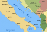 Where is Croatia Located On A Map Of Europe Adriatic Cruise Venice Bari Dubrovnik Montenegro