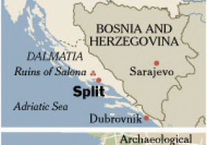 Where is Croatia Located On A Map Of Europe Sailed In This area when It Was Still Yugoslavia Split