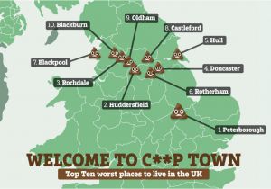 Where is Doncaster In England Map Peterborough Named Worst Place to Live In England Find Out
