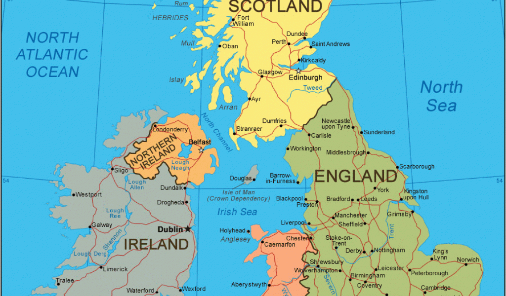 Where Is Doncaster In England Map United Kingdom Map England Scotland Northern Ireland Wales Of Where Is Doncaster In England Map 1024x600 