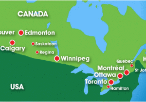 Where is Edmonton In Canada Map top 10 Punto Medio Noticias World Map Canada toronto