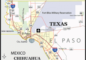 Where is El Paso Texas Located On A Map El Paso Map Texas Business Ideas 2013