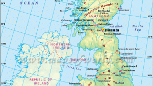 Where is England On Map Britain Map Highlights the Part Of Uk Covers the England