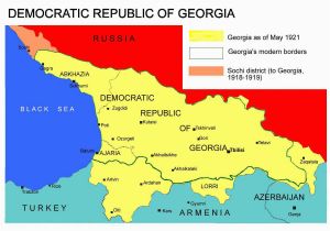 Where is Georgia Located On the Map sochi Conflict Wikipedia