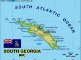 Where is Georgia On the World Map Map Of south Georgia island In United Kingdom Welt atlas De