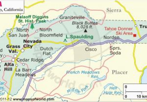 Where is Grass Valley California On the Map California Map Showing Counties Territories Sacramento Local Craft