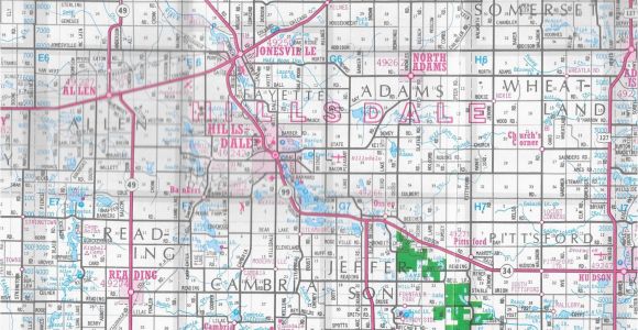 Where is Hillsdale Michigan On A Map town Names Hillsdale County Historical society