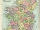 Where is Ireland Located On the World Map Ireland Map Vintage Map Download Antique Map C S Hammond