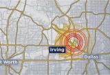 Where is Irving Texas On the Map the United States Geological Survey Says A 2 7 Magnitude Earthquake