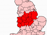 Where is Leicestershire On the Map Of England Midlands Wikipedia