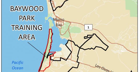 Where is Los Osos California On A Map Baywood Park Training area