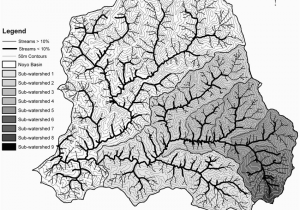 Where is Mendocino County In California On the Map Map Of the Upper Noyo River Basin Mendocino County northern