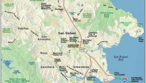 Where is Mill Valley California On Map Map Of Marin Directions
