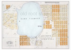 Where is Minneapolis Minnesota On the Map Minneapolis Maps Oldrootstudio Artfire Shop