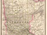 Where is Minnesota Located On the Us Map Details About 1886 Antique Minnesota Map State Map Of Minnesota