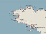 Where is Mont St Michel On A Map Of France France Brittany Self Guided Walking From Mont Saint Michel