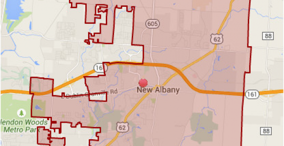 Where is New Albany Ohio On the Map Enrollment Map District Boundaries