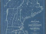 Where is New England Located On A Map File Railroad Map Of New England with Adjacent Portions Of New York