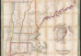 Where is New England Located On A Map File Telegraph and Rail Road Map Of the New England States