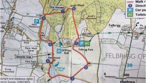 Where is norwich On the Map Of England the Circular Walk Route Map Picture Of Felbrigg Hall