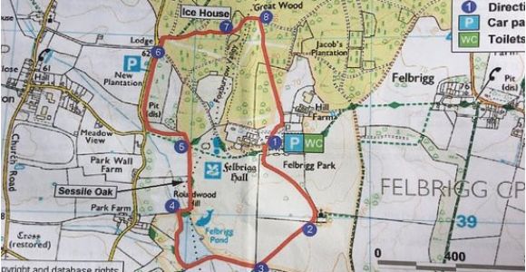 Where is norwich On the Map Of England the Circular Walk Route Map Picture Of Felbrigg Hall