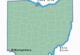 Where is Ohio Located On the Map Montgomery Ohio Ohio History Central
