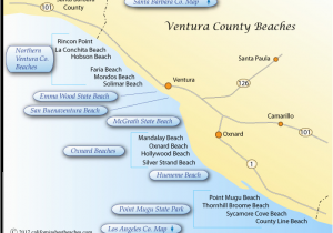 Where is Oxnard California On the Map Ventura County Beaches