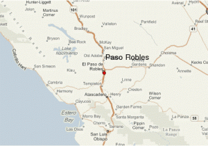 Where is Paso Robles California On the Map Paso Robles Map Lovely Latest Map California Springs where is Paso