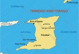 Where is Port Of Spain Trinidad On the Map Republic Of Trinidad and tobago Map Vector Image