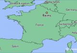 Where is Reims France On Map Reims France Map