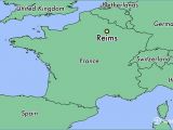 Where is Reims France On Map Reims France Map