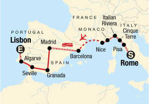 Where is Rome Georgia On A Map Rome to Lisbon On A Shoestring In Spain Europe G Adventures