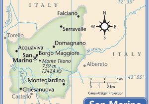 Where is San Marino Located On A Map Of Europe San Marino Information and Geography