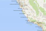 Where is Santa Barbara California On the Map California Missions Map where to Find them