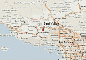 Where is Simi Valley California On Map Simi Valley Map Inspirational Map California Map Paradise California