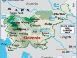 Where is Slovenia On A Map Of Europe Slovenia Map Geography Of Slovenia Map Of Slovenia