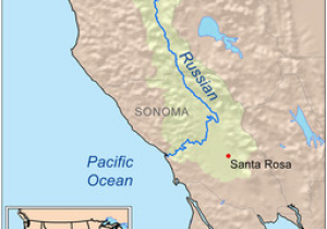 Where is sonoma California On the Map Map Of Russian River Places I Have Been