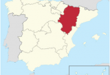 Where is Spain Located On the Map Aragon Wikipedia