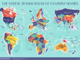 Where is Spain Located On the World Map World Map the Literal Translation Of Country Names