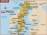 Where is Sweden Located In Europe Map Map Of Sweden