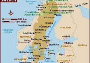 Where is Sweden Located In Europe Map Map Of Sweden