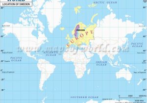 Where is Sweden Located In Europe Map where is Sweden Located Location Map Of Sweden