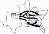 Where is Texas A&amp;m Located Map From Saved by Microsoft Internet Explorer 5 Subject Trail Of Tears
